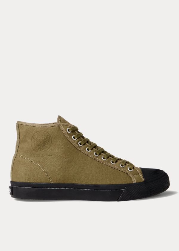 Women's Ralph Lauren Mayport Canvas Sneakers | 820914JKH